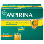 Aspirina 400mg Granulato Effervescente | Farmaco con Vitamina C | 10 Bustine