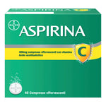 Aspirina C | Farmaco Acido Acetilsalicilico e Vitamina C | 40 Compresse Effervescenti 400+240mg