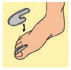 S017LF GEL TOE SPRE DIS DITA L