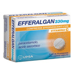 Efferalgan 330mg+200mg | Antipiretico Analgesico con Vitamina C | 20 Compresse Effervescenti