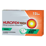NurofenTeen 200mg | Analgesico Antinfiammatorio Adolescenti | 12 Compresse Orosolubili Menta