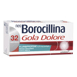 Neoborocillina Gola Dolore 32 Pastiglie Menta Senza Zucchero