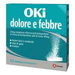 OKi Dolore e Febbre | Antinfiammatorio e Antipiretico | 12 Compresse Effervescenti 25mg