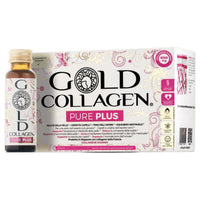 Gold Collagen Pure Plus | Integratore Collagene Pelle Capelli | 10 Flaconi
