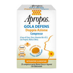 Apropos Gola Defens Doppia Azione | Integratore Gola e Sistema Immunitario | 20 Compresse