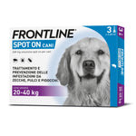 Frontline® Spot On Cani | Antiparassitario Pipette 20-40 kg | 3 Pipette