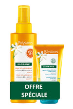 Klorane Les Polysianes Kit Solare Spray 200ml + Shampoo Doccia Monoi 75ml