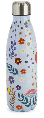 Neavita Thermos Bottiglia Acciaio In-Fusion GARDEN Azzurro 500ML