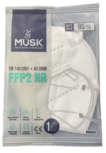 Musk Mascherina FFP2 White | Dispositivo Protezione Vie Respiratorie | 10 Pezzi