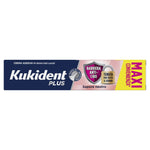 Kukident Plus Barriera Anti-Cibo | Crema Adesiva Dentiera Tenuta Forte Neutro | Maxi 57g