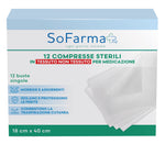 Sofarmapiù Compresse Sterili In TNT Per Medicazione 18cm X 40cm 12 Pezzi