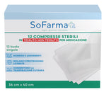 Sofarmapiù Compresse Sterili In TNT Per Medicazione 36cm X 40cm 12 Pezzi