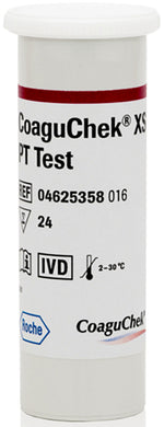 COAGUCHEK XS PT TEST 24STR