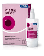 Hylo Dual Intense | Collirio idratante per occhi secchi e irritati | 2 flaconi da 10 ml