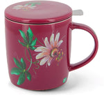 Neavita Infusiera Passiflora In Porcellana New Bone China Filtro Acciaio 350ml