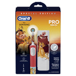 Oral-B Pro Kids 3+ Re Leone | Spazzolino Elettrico Bambini Ricaricabile | Modalità Delicata + App Disney