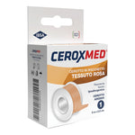 Ceroxmed | Cerotto in Rocchetto Aerato Rosa 2,5 cm x 5 m | 1 Pezzo