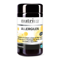 Nutriva Allergilen | Integratore Allergie Vie Respiratorie Quercetina Ribes | 30 Compresse