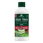 Optima Aloe Pura - Aloe Vera E Mirtillo Rosso Puro Succo 1 Litro