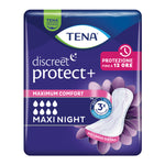 Tena Discreet Protect Plus Maxi Night - Pannoloni Incontinenza Notte 12 Pezzi