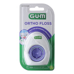 GUM Ortho Floss | Filo Interdentale Spugnoso per Apparecchi Ortodontici | 50 Fili