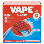 Vape | Elettroemanatore Anti-Zanzare a Spina + 10 Piastrine Classic
