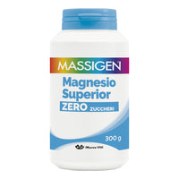 Massigen Magnesio Superior Zero Zuccheri | Integratore Magnesio Polvere Stevia | 300 g