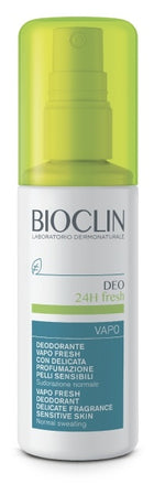 Bioclin Deo 24H Vapo Fresh | Deodorante per pelli sensibili profumato | 100 ml