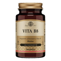 Solgar Vita B8 | Biotina Capelli Pelle Sistema Nervoso | 100 Tavolette