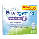 Enterogermina Gonfiore | Integratore Probiotici Enzimi ed Estratti Vegetali | 10 Bustine