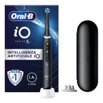 Oral-B iO Serie 5 Black | Spazzolino Elettrico Ricaricabile 5 Modalità Display | 1 Pezzo