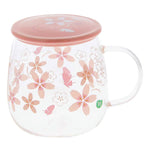 Neavita Mug In Vetro Con Coperchio Tazza Rituali Botanici 450ml