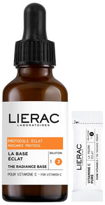 Lierac Protocollo Luminosità Siero Concentrato | Vitamina C Pura Illuminante | 30 ml + 14 bustine