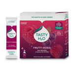 Tasty H2O Frutti Rossi – Integratore Idrosolubile Con Magnesio E Vitamine B6-B12 12 Stick