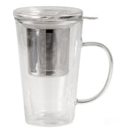 Neavita Infusiera In Vetro Herbal Infuser Filtro Acciaio E Coperchio 300ml