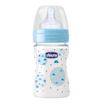 Chicco Biberon Benessere Tettarella Silicone Azzurra 150ml