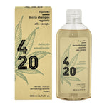 420 Canapa - Doccia Shampoo Vegetale Bio All'olio Di Canapa Delicato Ed Emolliente 200ml