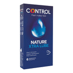 Control Nature Xtra Lube | Preservativi Elevata Lubrificazione Forma Anatomica Adapta | 6 Profilattici