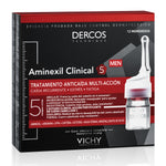 Vichy Dercos Aminexil Intensive 5 Uomo - Trattamento Anticaduta 12 Fiale