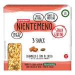Enervit Nientemeno Snack Barretta Cioccolato Fondente Caramello E Semi Zucca 3 X 23g