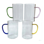 Himalaya Handy Mug Set - 4 Tazze In Vetro Borosilicato 300ml