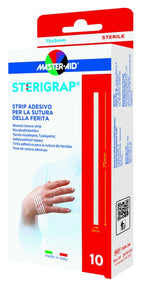 Master Aid Sterigrap Cerotti Adesivi Per Sutura Ferite 75 X 3mm 10 Pezzi