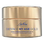 BioNike Defence My Age Gold | Crema Intensiva Fortificante Notte | 50 ml