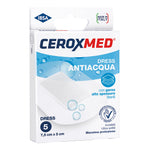 Ceroxmed | Cerotto Antiacqua con Garza Disinfettante 7,5x5 cm | Confezione