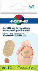 Master Aid Foot Care Cerotto Verruche Piedi E Mani 16 Pezzi