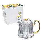 Himalaya Handy Teapot Grace - Teiera Con Filtro Vetro Borosilicato 750ml