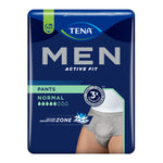 Tena Men Active Fit Pants Normal Grey S/M - Mutandine Assorbenti Da Uomo 8 Pezzi