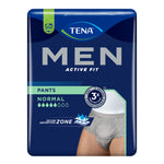Tena Men Active Fit Pants Normal Grey L/XL - Mutandine Assorbenti Da Uomo 8 Pezzi