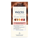 Phyto Phytocolor Kit Colorazione Permanente Capelli N.7,43 Biondo Ramato
