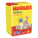 HUGGIES UNISTAR BASE 3 4X18PZ